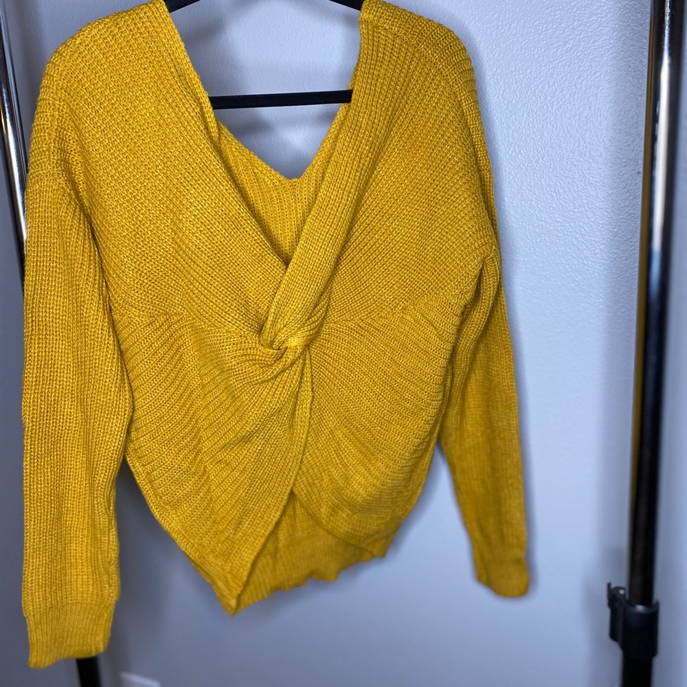 Mustard yellow sweater